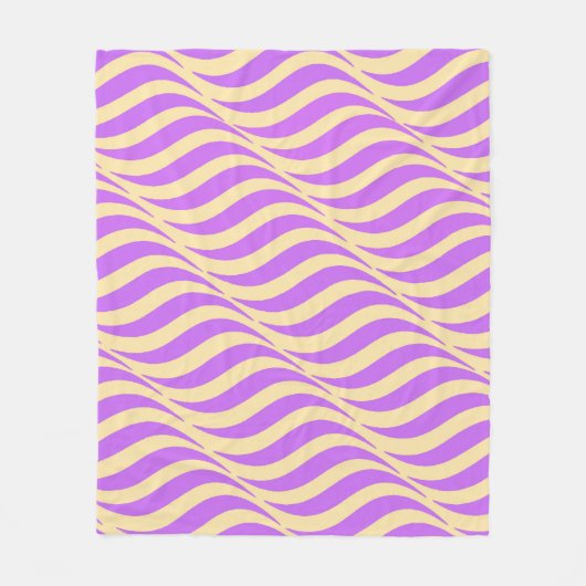 Beruhigungswellen Fleecedecke (Vorderseite)