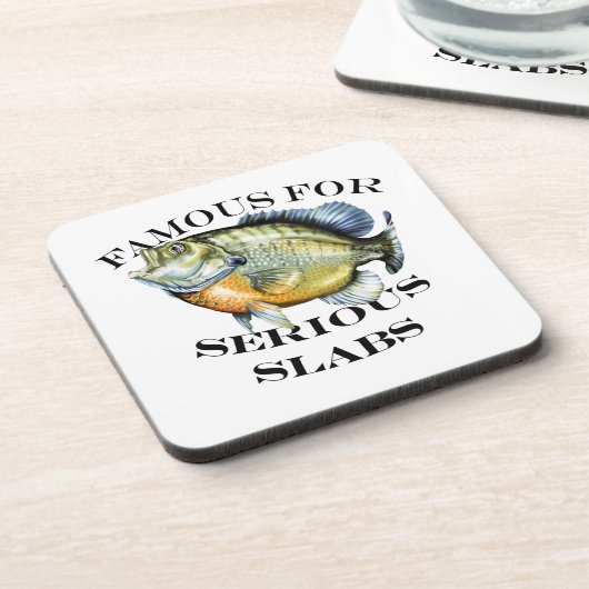 Berühmt für das schwere Brammen Getränkeuntersetzer (Linke Seite)