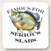 Berühmt für das schwere Brammen Getränkeuntersetzer (Vorderseite)