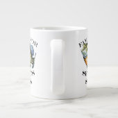 Berühmt für das schwere Brammen Jumbo-Tasse (Rückseite)