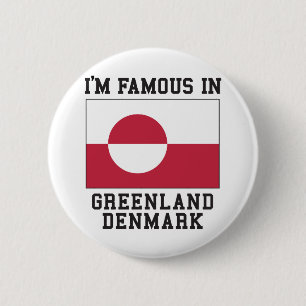 Berühmt in Grönland Button