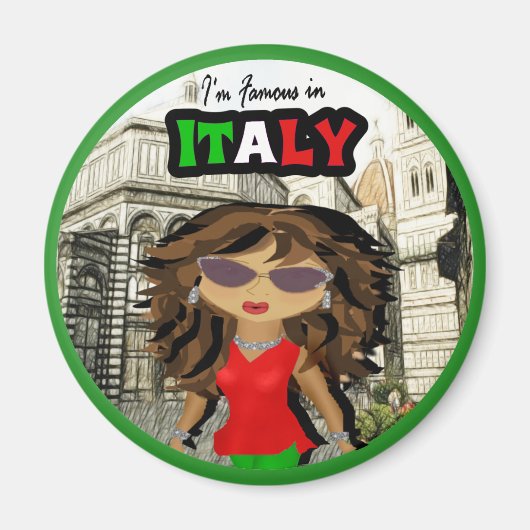 Berühmt in Italien Diva Magnet (Vorne)