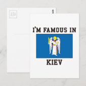 Berühmt in Kiew Postkarte (Vorne/Hinten)