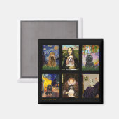 Berühmte Art Cocker Spaniel Composite Magnet (Vorderseite/Rückseite)