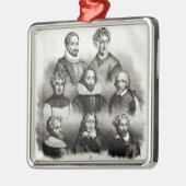 Berühmte Autoren, 1833 Ornament Aus Metall (Links)