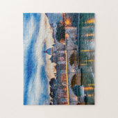 Berühmte Brücken am Tiber Rom. Puzzle (Vertikal)