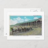 Berühmte Cowboy-Band beim Round-Up Postkarte (Vorne/Hinten)