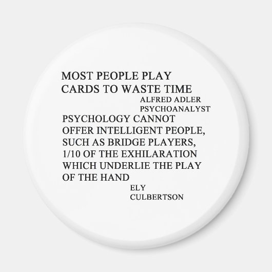 BERÜHMTE DUPLIKATE-BRÜCKENQUOTE MAGNET (Vorne)