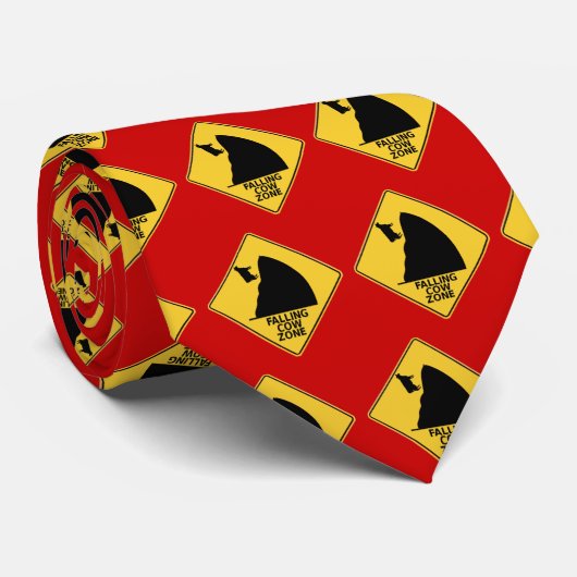 Berühmte "Fallende Kuh, USA", Redneck Krawatte (Gerollt)