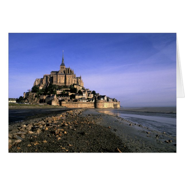 Berühmte Festung Le Mont St. Michel (Vorderseite (Horizontal))