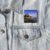 Berühmte Festung Le Mont St. Michel auf der Insel Button (Beispiel)