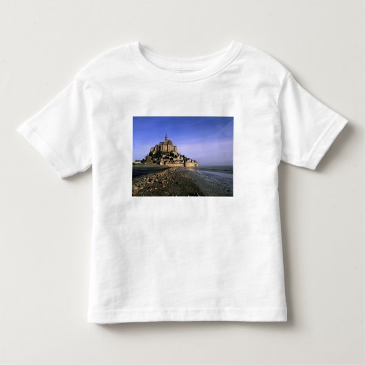 Berühmte Festung Le Mont St. Michel auf der Insel Kleinkind T-shirt (Vorderseite)