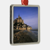 Berühmte Festung Le Mont St. Michel auf der Insel Ornament Aus Metall (Rechts)
