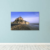 Berühmte Festung Le Mont St. Michel Leinwanddruck (Insitu (Holzboden))