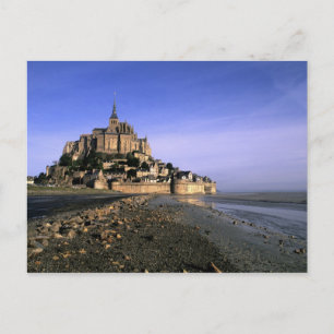 Berühmte Festung Le Mont St. Michel Postkarte