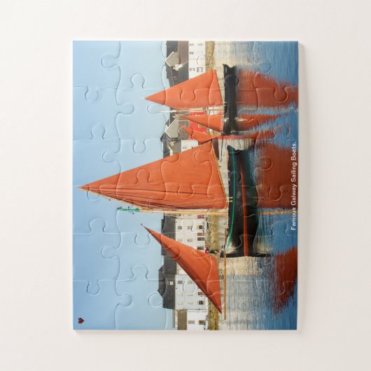 Berühmte Galway Segelboote. Jigsaw Puzzle (Vertikal)