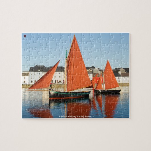 Berühmte Galway-Segelboote. Puzzle (Horizontal)