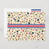 Berühmte Gegenstände aus Costa Rica - Gruß aus Dsc Postkarte (Vorne/Hinten)