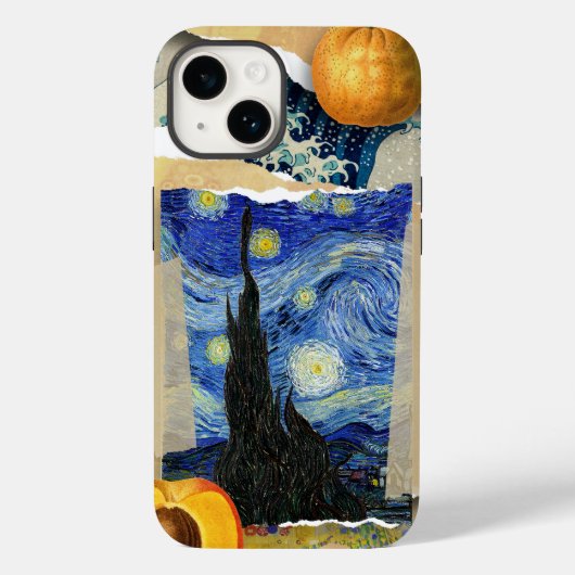 Berühmte Gemälde Art Collage Case-Mate iPhone Hülle (Rückseite)