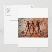 Berühmte Gemälde aus der prähistorischen Antike Postkarte (Vorne/Hinten)