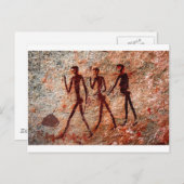 Berühmte Gemälde aus der prähistorischen Antike Postkarte (Vorne/Hinten)