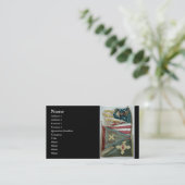 Berühmte Gewerkschafts-Kampf-Flaggen - Platte 1 - Visitenkarte (Stehend Vorderseite)