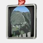 Berühmte Große Mauer der China - Peking, Asien Ornament Aus Metall (Links)