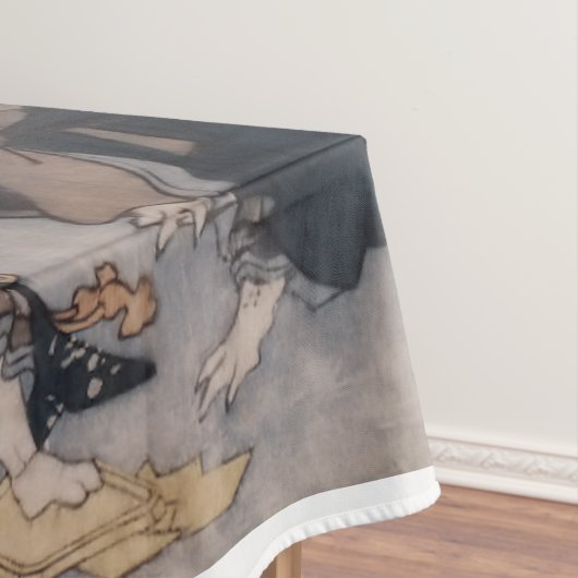 Berühmte Helden der Kabuki-Bühne (Frösche) Tischdecke (Beispiel)