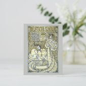 Berühmte holländische Jugendstil-Werbung Postkarte (Stehend Vorderseite)