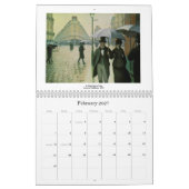 Berühmte Impressionist-Malereien Kalender (Feb 2027)
