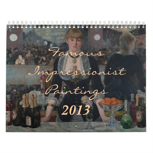 Berühmte impressionistische Bilder ~ Änderungen an Kalender (Titelbild)