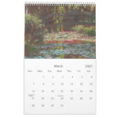 Berühmte impressionistische Malerei ~ Änderungen a Kalender (Mär 2027)