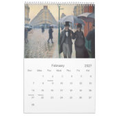 Berühmte impressionistische Malerei ~ Änderungen a Kalender (Feb 2027)