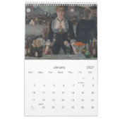 Berühmte impressionistische Malerei ~ Änderungen a Kalender (Jan 2027)