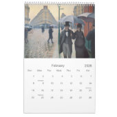 Berühmte impressionistische Malerei ~ Änderungen a Kalender (Feb 2026)