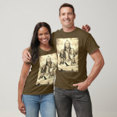 Berühmte Indianerchiefs Mens Brown T-Shirt (Unisex)