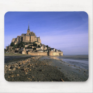 Berühmte Insel-Festung Le Mont St. Michel in Mousepad