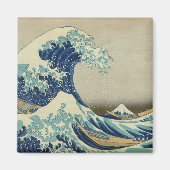 Berühmte japanische Kunst- Große Welle vor Kanagaw Magnet (Vorne)