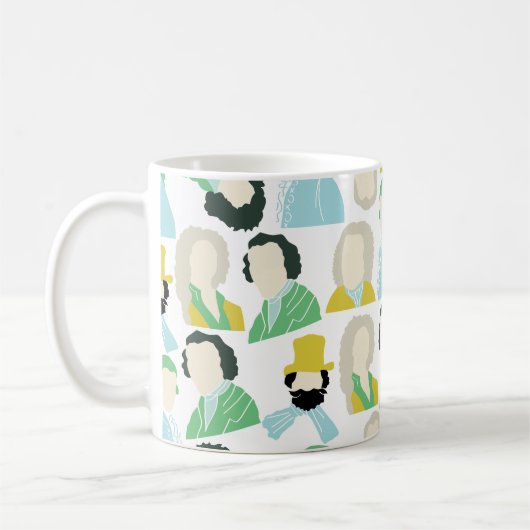 Berühmte Komponisten für Kaffeemaschine Tasse (Links)