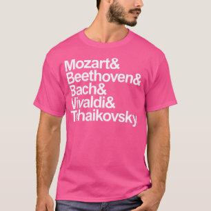 Berühmte Komponisten Klassischer Musik - Klavierge T-Shirt