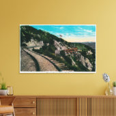 Berühmte Kreislaufbrücke, LoweMt. Lowe, CA Leinwanddruck (Insitu (Wohnzimmer))