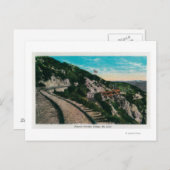 Berühmte Kreislaufbrücke, LoweMt. Lowe, CA Postkarte (Vorne/Hinten)