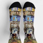 Berühmte Kunst, Collage X Socken (Oben)