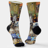Berühmte Kunst, Collage X Socken (Gewinkelt)