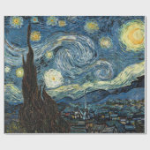 Berühmte Kunst, Starry Night, Van Gogh Geschenkpapier (Flach)