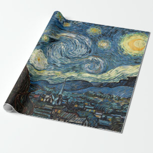 Berühmte Kunst, Starry Night, Van Gogh Geschenkpapier