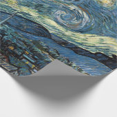 Berühmte Kunst, Starry Night, Van Gogh Geschenkpapier (Ecke)