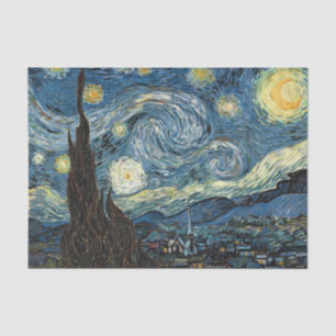 Berühmte Kunst, Sternennacht, Van Gogh Seidenpapier