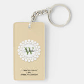 Berühmte Kunst | Zusammensetzung VIII | Kandinsky Schlüsselanhänger (Rückseite)