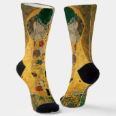 Berühmte Kunstmalerei Golden "The Kiss" Gustav Kli Socken (Gewinkelt)